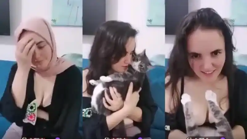 Konyalı türbanlı yayında saçını ve memelerini açıyor Türbanlı sex - Full İzle türbanlı ifşa