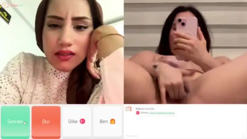 Türbanlı kız omegle'de amcığını parmaklayan kadını izliyor Türk türbanlı ifşa - türbanlı kadınlar (Yeni 2026)