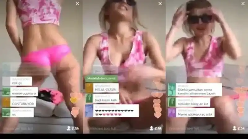 Scorp yayınında tangalı götünü sallıyor Türk ifşa x - türbanlı pornosu (Türkçe Altyazılı)