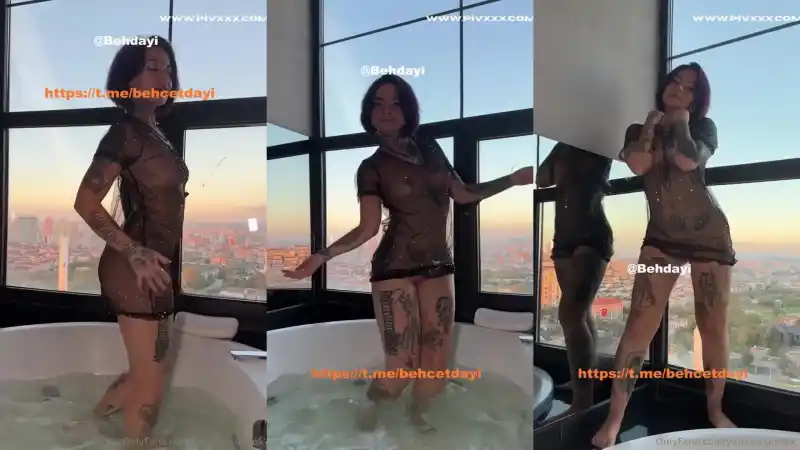 türbanlı sex: Yağmur sulu sulu jakuzide twerk 