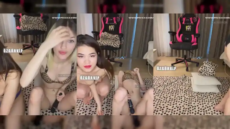 twitter türbanlı porno: İki lezbiyen yayını 