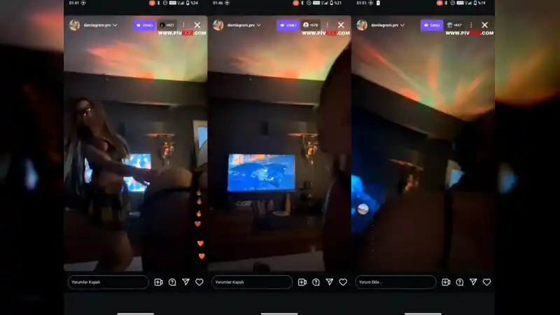 Damlagram yayın - Türkçe Altyazılı türbanlı porn