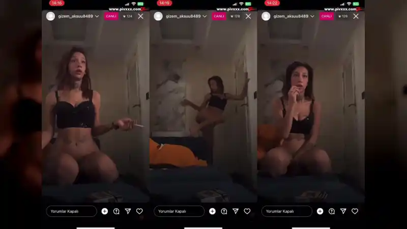 Gizem aksu yayın video 1 - Sansürsüz sotwe türbanlı