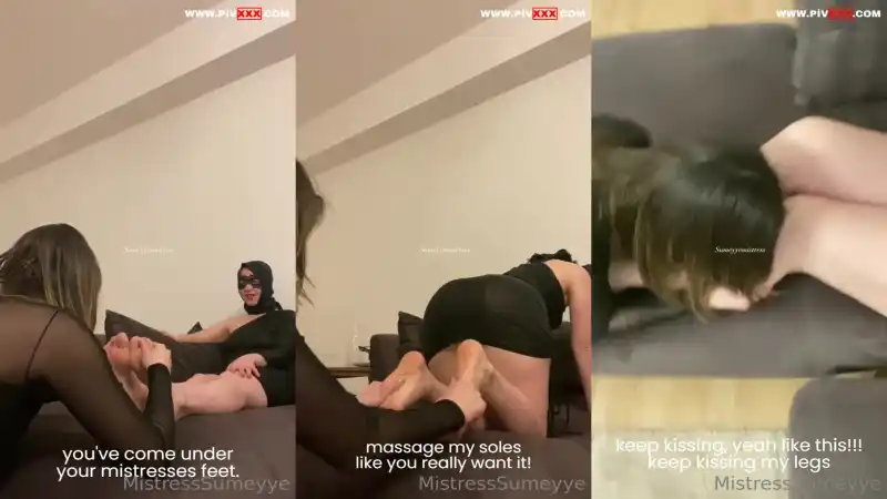 türbanlı: Women slave serves me 