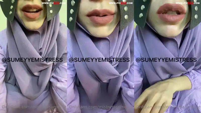 Tükürme ve yemek artığı videosu - türbanlı porno twitter (HD)