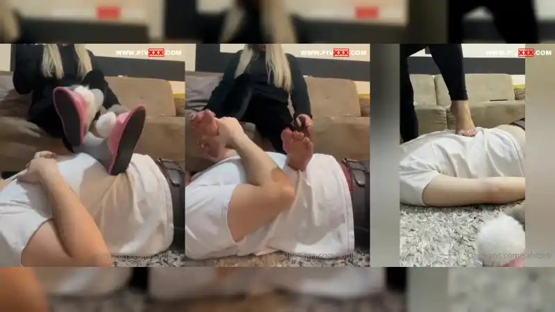 Sigara keyfimi yaparken ayaklarıma masaj yaptı - türbanlı sex (Türkçe Altyazılı)