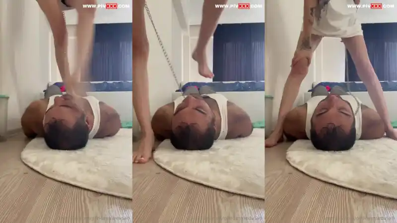 Deep feet is my favorite ! - Sansürsüz türbanlı sakso