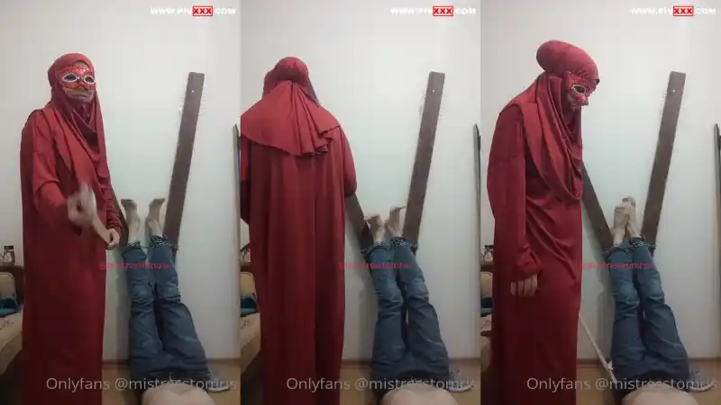 Kölem bu falakayı çoktan hak etmişti - Sansürsüz türbanlı sotwe