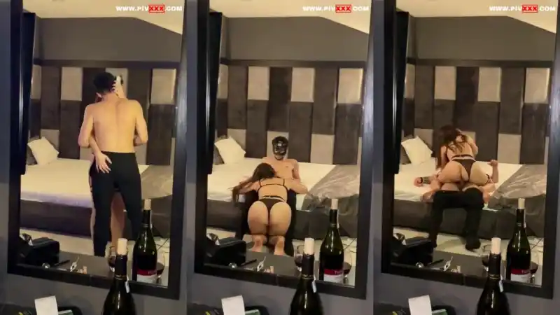 Otel odasında maskeli escort ile seks yapıyorlar - Full İzle türbanlı pornoları