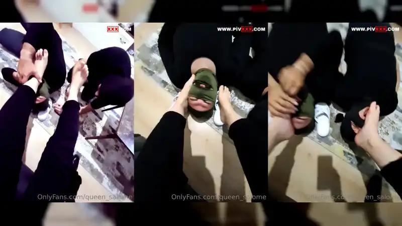 Kıtlıktan çıkmış gibi iştahla yalıyorlar • queen salome - Full İzle türbanlı pornosu