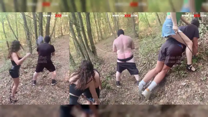 porno türbanlı: Spanking time at the forest • mistress afitap 