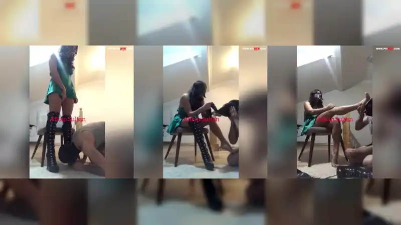 porno türbanlı: Çizme ve ayak tapınma seansı • mistress afitap 