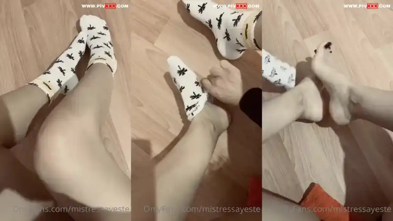 My divine socks • mistress şayeste - Türkçe Altyazılı türbanlı nude