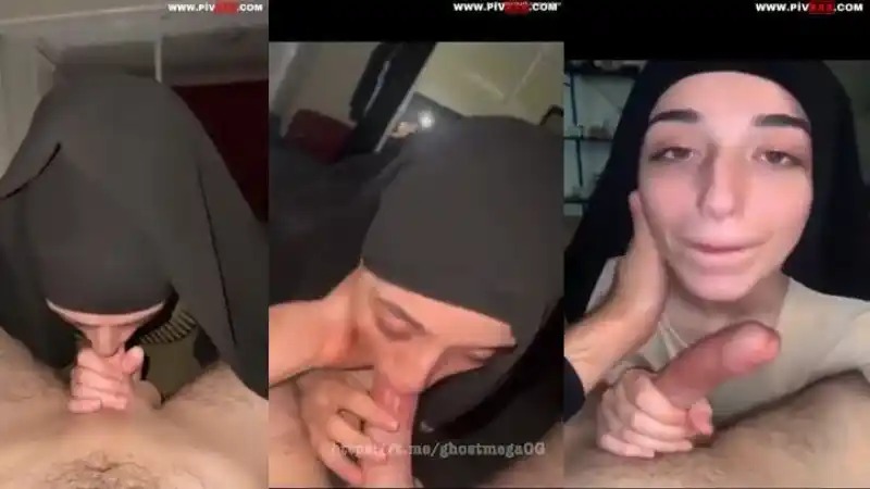 Türbanlı peçeli kadının tüm sakso arşivi tek part - HD türbanlı