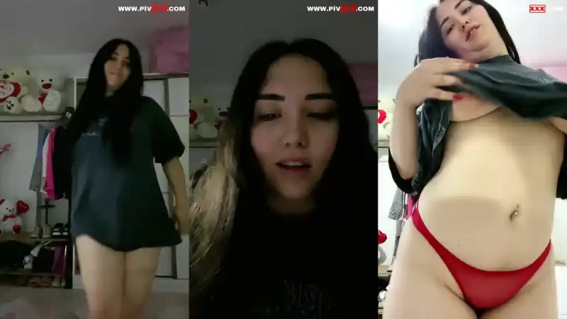 Ülkü tango live i̇fşa kırmızı i̇ç çamaşırıyla dolgun kalçasını sallayıp kudurtuyor - türbanlı sikis (HD)