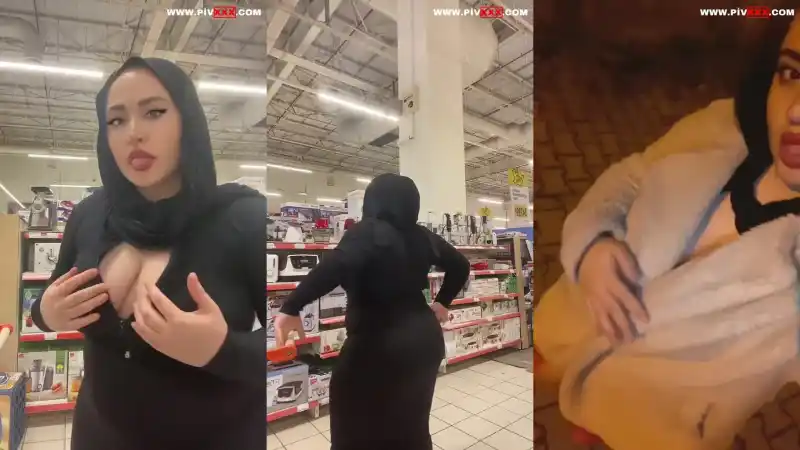 Türbanlı hazal kılınç mağazada teşhir - HD türbanlı türk porno