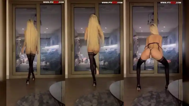 Barbie aysu seksi çamaşırla pencere önünde kalçalarını sallıyor - Türkçe Altyazılı türk ifşa