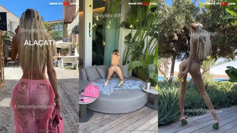 türk porno türbanlı: Barbie aysu pembe tangasıyla terasta soyunup poz veriyor 