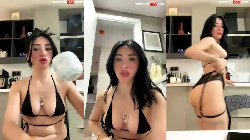 türbanlı porn: Tango samael bikiniyle evde azgınca poz veriyor 