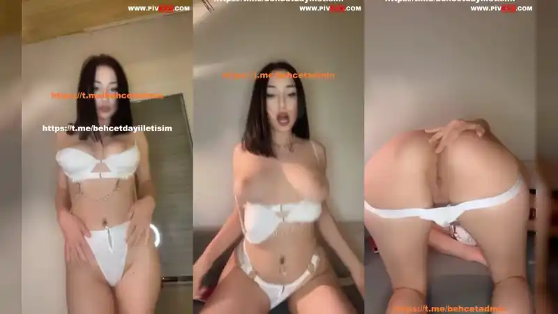 Benasteria beyaz iç çamaşırıyla webcam şovu yapıyor, parmaklarını amına sokuyor - Bedava türbanlı telegram