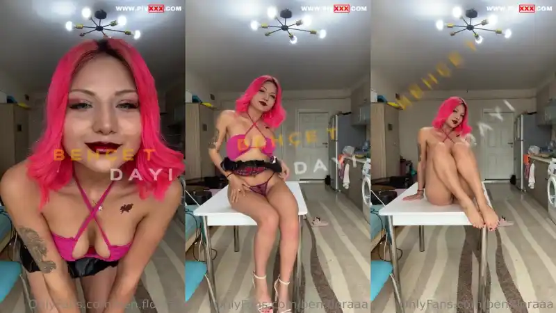 türbanlı porn: Ben flora mutfakta götünü açıp amcığını elliyor 