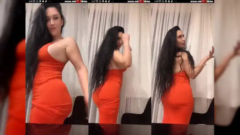 Zemheri tango kırmızı elbisede seksi dansıyla azdırıyor, göğüsleri fırlıyor - Türkçe Altyazılı türbanlı twitter