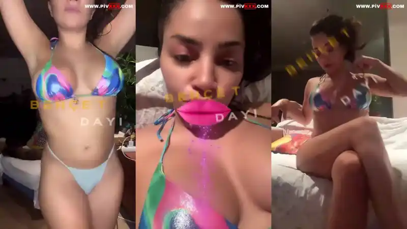 Serpil cansız bikiniyle yatakta ateşli şov yapıyor - porno izle (Türkçe Altyazılı)