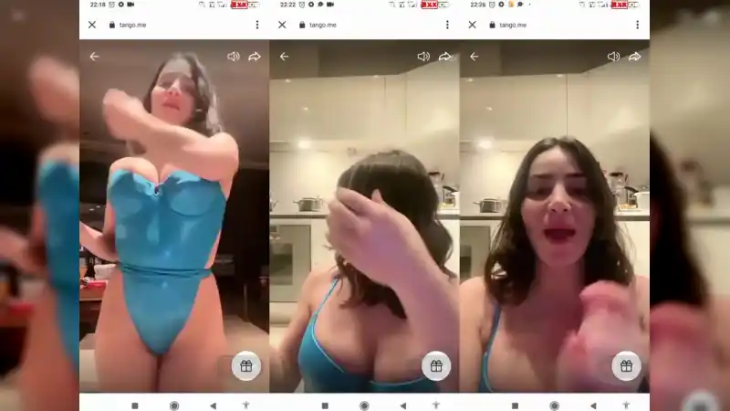 türbanlı porno twitter: Serpil cansiz mavi tangasıyla webcamde kalçalarını sallıyor 