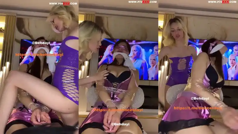 türbanlı ifşa twitter: Sarışın tango arden esmer kızı bağlayıp kırbaçlıyor 
