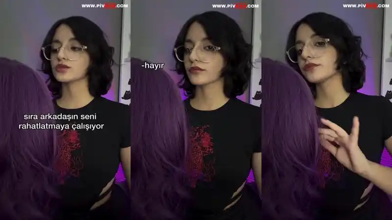 Senadeska asmr mor perukla hayır diyerek rahatlatıyor - Sansürsüz türbanlı sikis