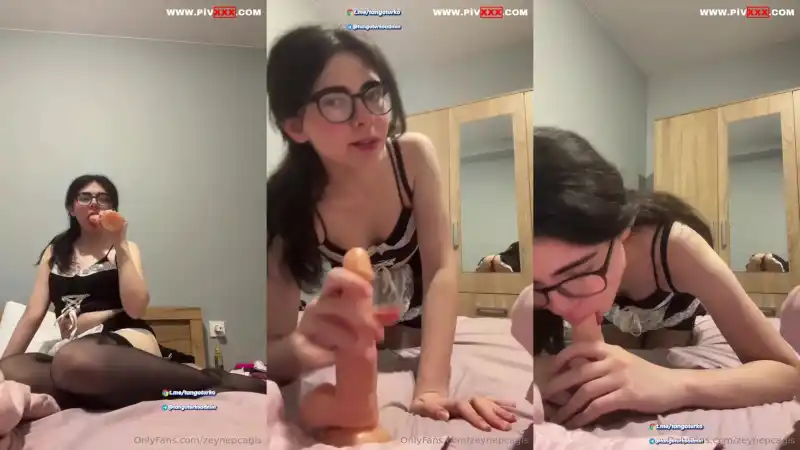 türbanlı seks: Ayça cağan ifşa video dildoya sakso çekiyor yalıyor 5 