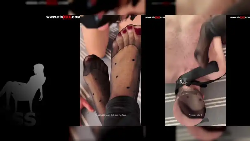 türbanlı nude: Naylon çoraplı ayaklarımı yalattım 