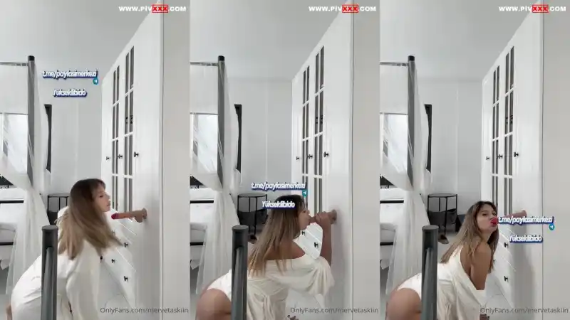 Merve taşkın dolapta dildo yalıyor - HD türbanlı türk porno