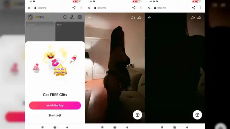 türbanlı ifşa twitter: Ayşe elbi tangoda karanlıkta amını okşuyor 