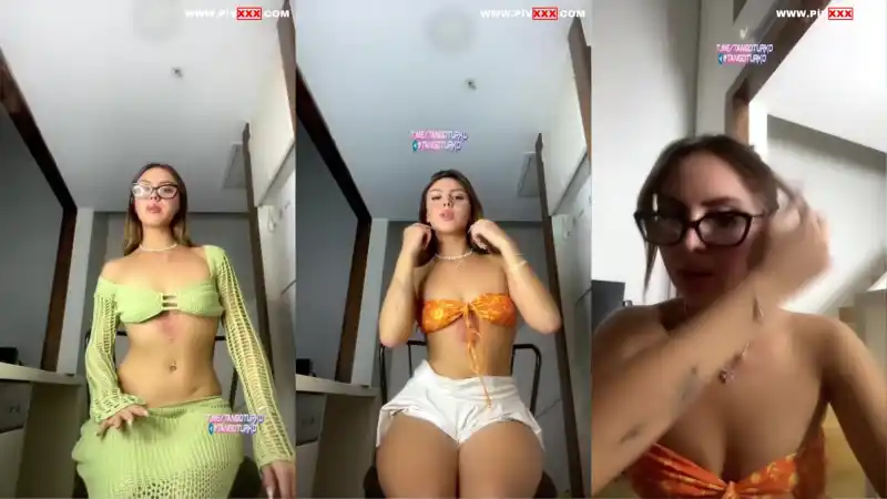 türbanlı türk porno: Semfunny tangoda yeşil elbisesini indirip kalçalarını sergiliyor 