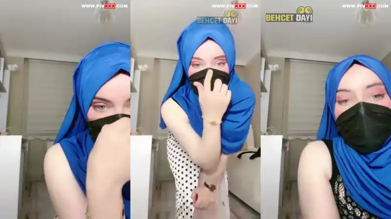 Türbanlı boncuk tangoda kalçasını sallayıp amını okşuyor - Full İzle türbanlı porno izle