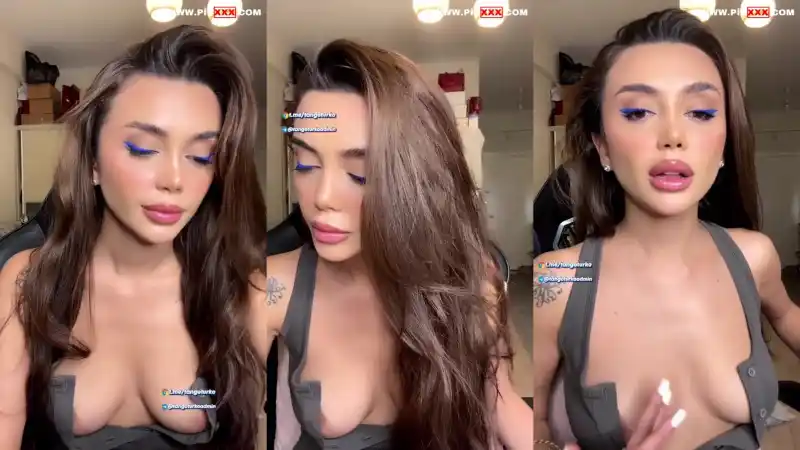türbanlı sikiş: Esmer lena webcamde göğüslerini açıp telefonla oynuyor 