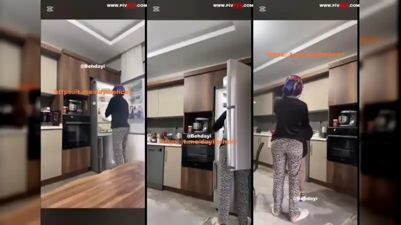 Fatma ile her telden mutfakta kıvrak hareketler sergiliyor - Yeni 2026 türk türbanlı pornoları