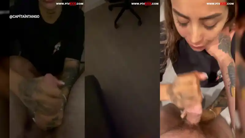 Shawty tangoda yarak yalayıp emiyor - türbanlı porno twitter (HD)