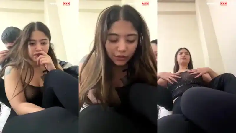 türbanlı nude: Yıldız demir canlıda memelerini okşatıp poz veriyor 