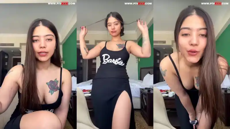 türk porno türbanlı: Yıldız demir barbie elbisesiyle eğilip bacağını açıyor 