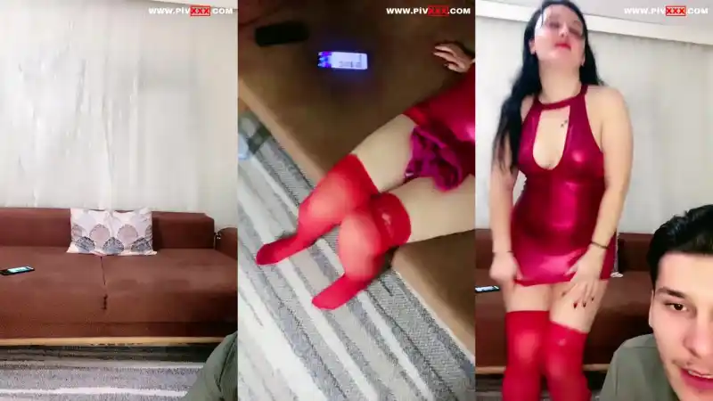 Meltem tango kırmızı elbisesiyle amını açıp yalatıyor - türk porno (Bedava)