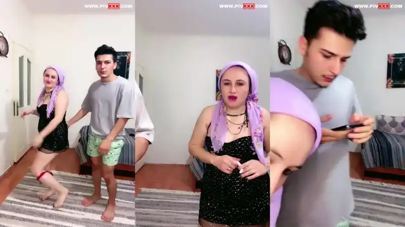 Meltem tango mor türbanla memelerini açıp dildo emiyor - HD türbanlı
