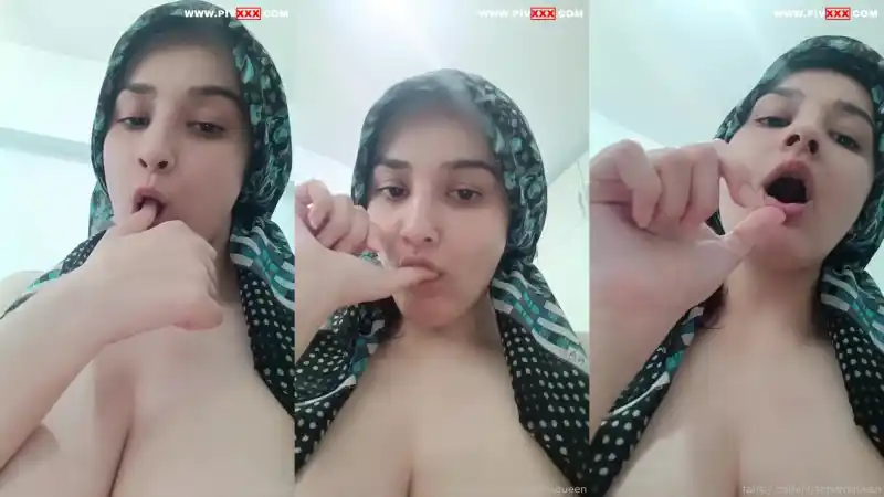 sotwe türbanlı: Türbanlı sevim canlıda parmağını yalayıp memelerini sergiliyor 