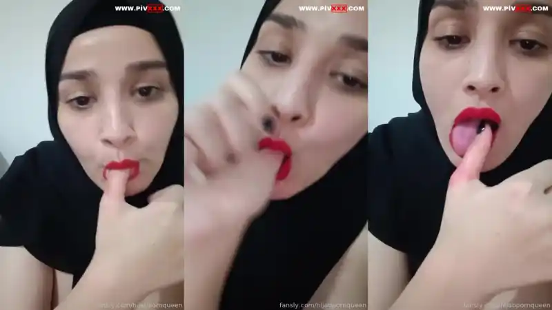 türbanlı twitter: Türbanlı sevim parmağını yalayıp dilini çıkarıyor 