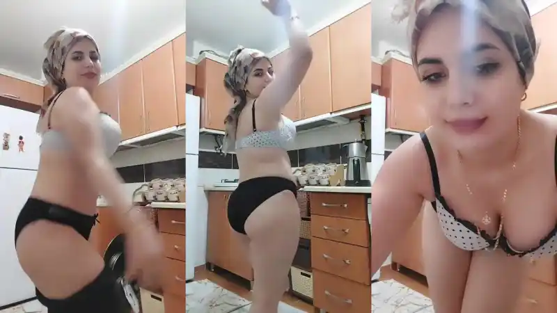 Türbanlı evli hatun mutfakta kıvırtıyor - porno türbanlı türk (Sansürsüz)
